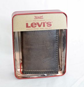 Levi’s Two Horse Brown Trifold Leather Wallet